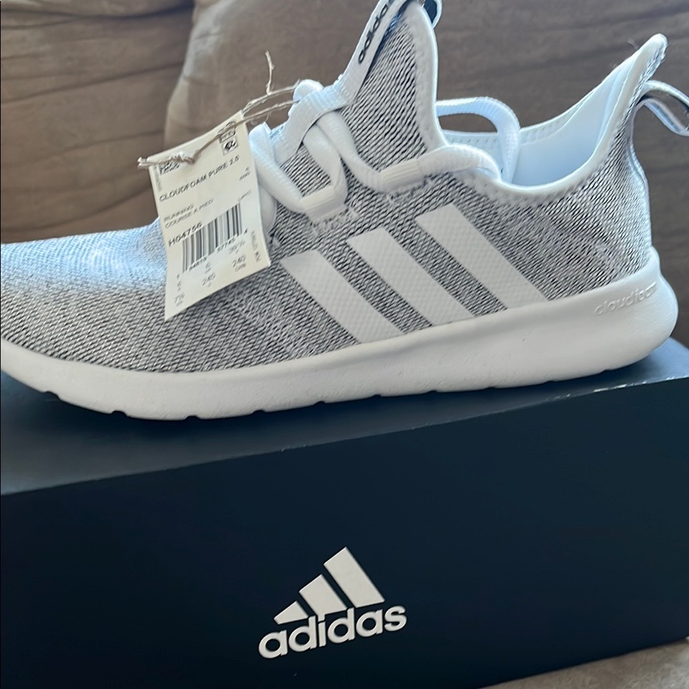Adidas women’s Sneakers in Gray and White